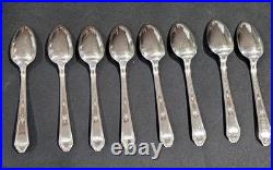 Vintage Wm. Rogers Mfg. Co. Extra Plate Silverplate Flatware Set in Red Case