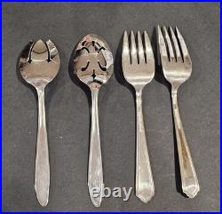 Vintage Wm. Rogers Mfg. Co. Extra Plate Silverplate Flatware Set in Red Case