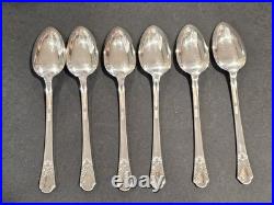 Vintage Wm. Rogers Mfg. Co. Extra Plate Silverplate Flatware Set in Red Case