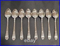 Vintage Wm. Rogers Mfg. Co. Extra Plate Silverplate Flatware Set in Red Case