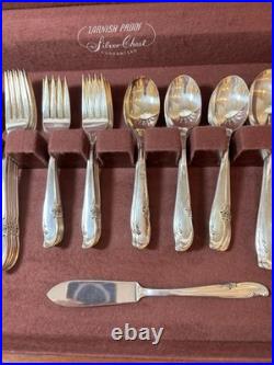Vintage Wm. Rogers Original Rogers Extra Plate 50 Piece Silverplate Flatware Set
