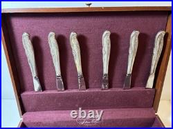 Vintage Wm. Rogers Original Rogers Extra Plate 50 Piece Silverplate Flatware Set
