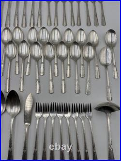 Vintage Wm Rogers Sectional IS Silver-Plate Silverware Flatware 71 Pieces READ