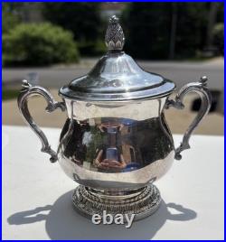 Vintage Wm Rogers Silver Plate 5-Piece Coffee Tea Service