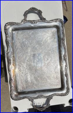 Vintage Wm Rogers Silver Plate 5-Piece Coffee Tea Service