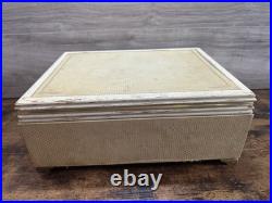 Vintage Wm Rogers Silverplate Flatware Lot Wood Chest 4 Patterns 84 Pc