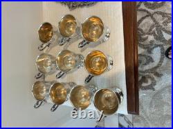 Vintage Wm Rogers Silverplate Punch Bowl Set 15 Pieces (Baroque Style) Vintage Wm Rogers Silverplate Punch Bowl Set 15 Pieces (Baroque Style)