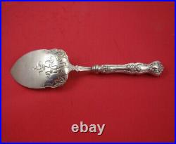 Vintage by 1847 Rogers Plate Silverplate Waffle Server withFlowers HH 9 3/4 Rare