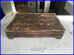 Vtg 1847 Rogers Bros XS Triple Silver Plated 1906 Charter Oak 27 Piece Set + Box