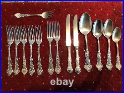 Vtg 1847 Rogers Bros XS Triple Silver Plated Charter Oak 18 Piece Collection
