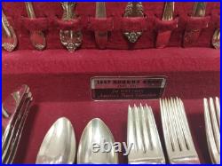 Vtg 1847 Rogers. Ros Remembrance Silver Plate Flatware Set With Some Serving Vtg 1847 Rogers. Ros Remembrance Silver Plate Flatware Set With Some Serving
