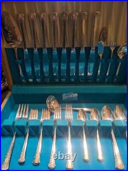 Vtg 1881 Rogers Silver Plate 1939 Del Mar Set In Box