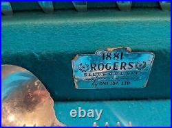 Vtg 1881 Rogers Silver Plate 1939 Del Mar Set In Box