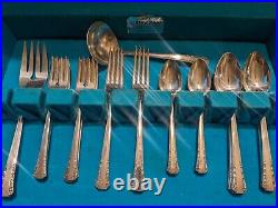 Vtg 1881 Rogers Silver Plate 1939 Del Mar Set In Box