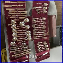 Vtg 1938 Wm Rogers Mfg Co. Extra Silver Plate Revalation Pattern 52 Pc 6089