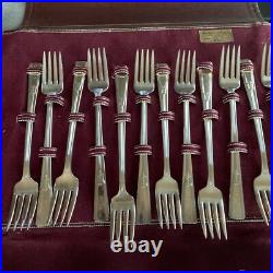 Vtg 1938 Wm Rogers Mfg Co. Extra Silver Plate Revalation Pattern 52 Pc 6089