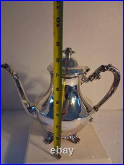 Vtg 1960's WM. A. Rodgers Silverplated POLISHED Tea Service Set 6 PCS! EUC/Mint