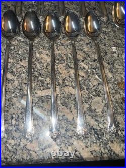 Vtg 60 Pc Set Rogers Bros IS Starlight Place Silver Plate Set Vtg 60 Pc Set Rogers Bros IS Starlight Place Silver Plate Set