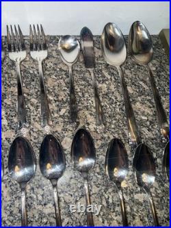 Vtg 60 Pc Set Rogers Bros IS Starlight Place Silver Plate Set