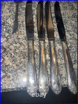 Vtg 60 Pc Set Rogers Bros IS Starlight Place Silver Plate Set