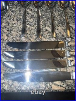 Vtg 60 Pc Set Rogers Bros IS Starlight Place Silver Plate Set