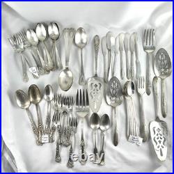 Vtg National Silver Co & Roger's A1 Triple Silver Plate Set Of 45+ pcs Read Vtg National Silver Co & Roger's A1 Triple Silver Plate Set Of 45+ pcs Read