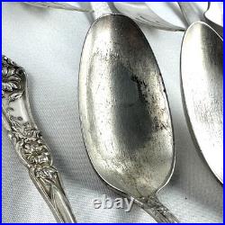 Vtg National Silver Co & Roger's A1 Triple Silver Plate Set Of 45+ pcs Read