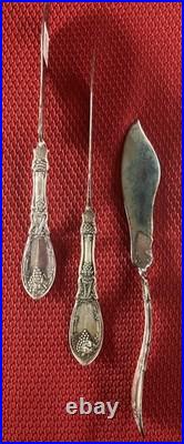 Vtg Rogers 1881 La Vigne Silverplate flatware set of 34