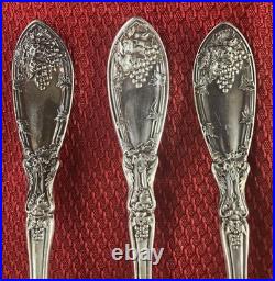 Vtg Rogers 1881 La Vigne Silverplate flatware set of 34