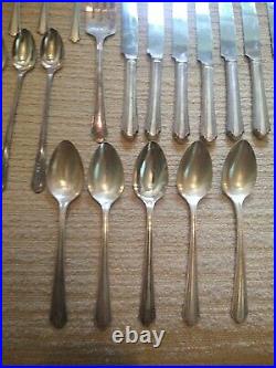 Vtg Rogers A1 Plus Silver Plate 75 Pc Set