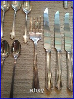 Vtg Rogers A1 Plus Silver Plate 75 Pc Set