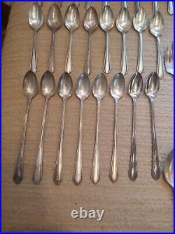 Vtg Rogers A1 Plus Silver Plate 75 Pc Set