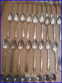 Vtg Rogers A1 Plus Silver Plate 75 Pc Set