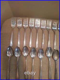 Vtg Rogers A1 Plus Silver Plate 75 Pc Set