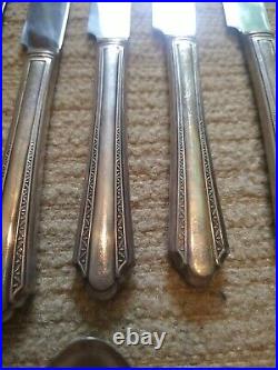 Vtg Rogers A1 Plus Silver Plate 75 Pc Set