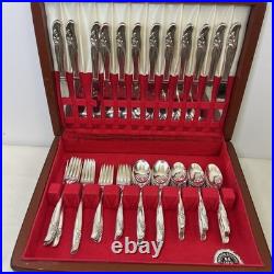 Vtg Rogers & Bro Reinforced Plate IS Exquisite Service 10+ with Serving Pieces
