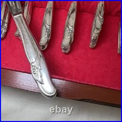 Vtg Rogers & Bro Reinforced Plate IS Exquisite Service 10+ with Serving Pieces