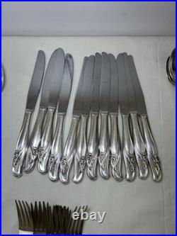 Vtg Rogers & Bro Reinforced Plate IS Exquisite Service 10+ with Serving Pieces