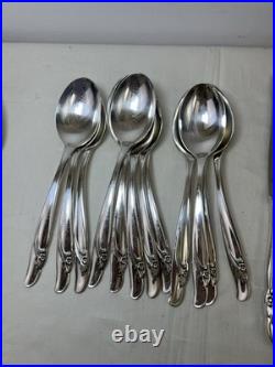 Vtg Rogers & Bro Reinforced Plate IS Exquisite Service 10+ with Serving Pieces