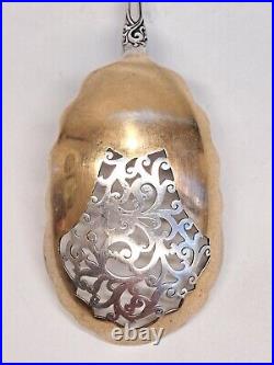 Vtg Rogers Bros. 1847 Romanesque Silver-plate Large Pierced Berry Serving Spoon