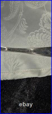 Vtg WM Rogers Silver ware plate 44pc Set in Wood Box