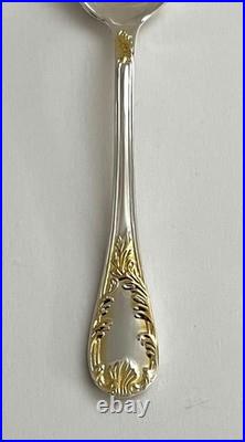 WB ROGERS 51 pc Golden Old Vienna Gold & Silver Plate Flatware with Case