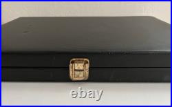 WB ROGERS 51 pc Golden Old Vienna Gold & Silver Plate Flatware with Case