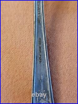 WMA Rogers A1 Plus Oneida Rosalie Lot Silver Plate 1938 Flatware Box Set 29 Pcs