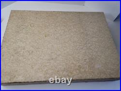 WMA Rogers A1 Plus Oneida Rosalie Lot Silver Plate 1938 Flatware Box Set 29 Pcs