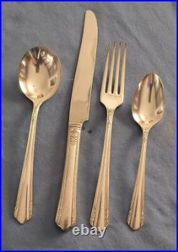 WM A Rogers A1 Plus Oneida LTD 1934 Malibu 48 pc. Flatware set + extras + box WM A Rogers A1 Plus Oneida LTD 1934 Malibu 48 pc. Flatware set + extras + box