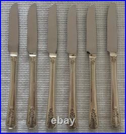 WM A Rogers Oneida Sectional 30 Piece Set Silver Plated 6 Place Settings