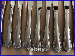 WM ROGERS Mansfield Pattern Service for 12 Oneida Deluxe Flatware Retired