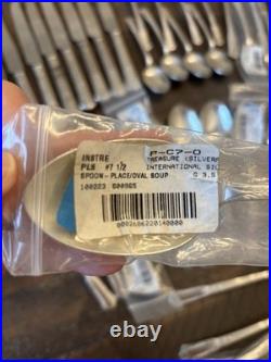 WM ROGERS Overlaid IS TREASURE Silverplate Silverware Set 57 Pcs SERVICE FOR 8