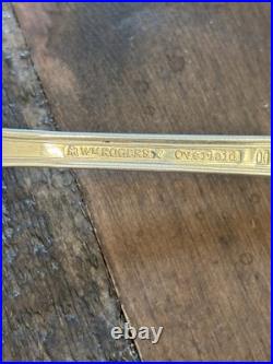 WM ROGERS Overlaid IS TREASURE Silverplate Silverware Set 57 Pcs SERVICE FOR 8